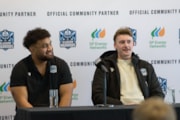 1. Glasgow Warriors panel - Sione Vailanu and Logan Trotter: 1. Glasgow Warriors panel - Sione Vailanu and Logan Trotter