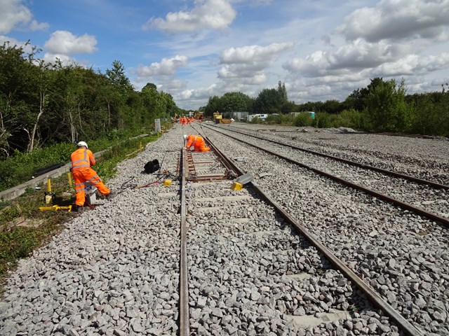 The next phase of work on the Kettering to Corby line is set to begin