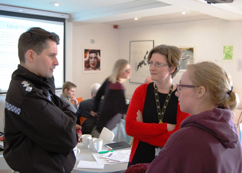 Leeds celebrates dignity in mental health for this year’s World Mental Health Day: cllrlmulherinatrecentmentalhealthevent102015.jpg