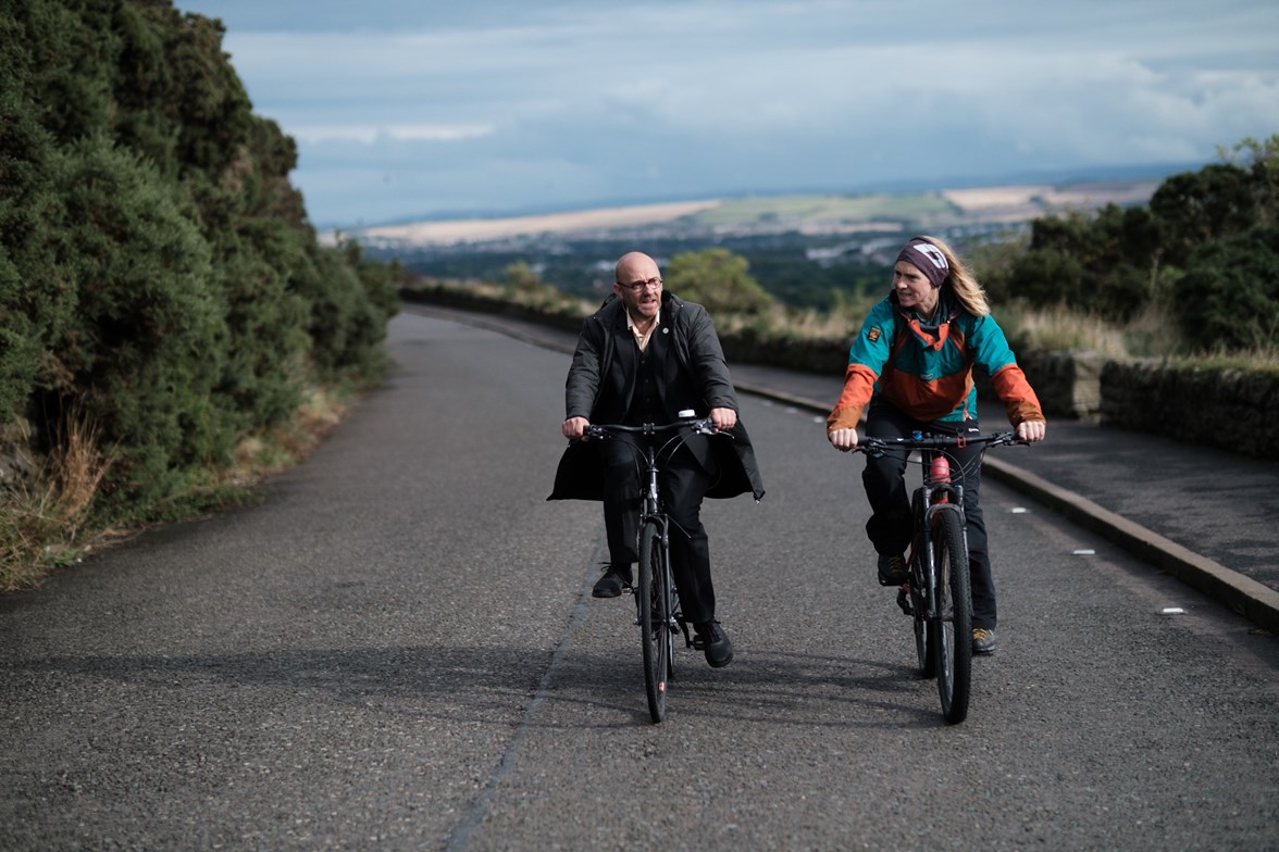 Patrick Harvie and Lee Craigie