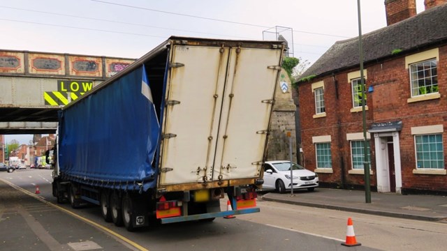 Lorry drivers urged to follow correct A5 diversions to avoid Britain’s most bashed railway bridge: St John Street Lichfield 11 10 17 16x9