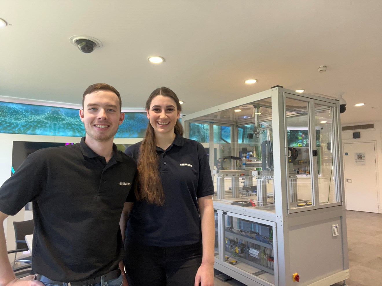 Siemens apprentices Lucy Yelland and Ben Love are taking part in the National Finals of the 2022 WorldSkills UK competition (1)