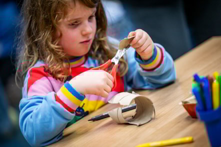 Autumn Explorer crafts at the National Museum of Rural Life. Image credit © Andy Catlin