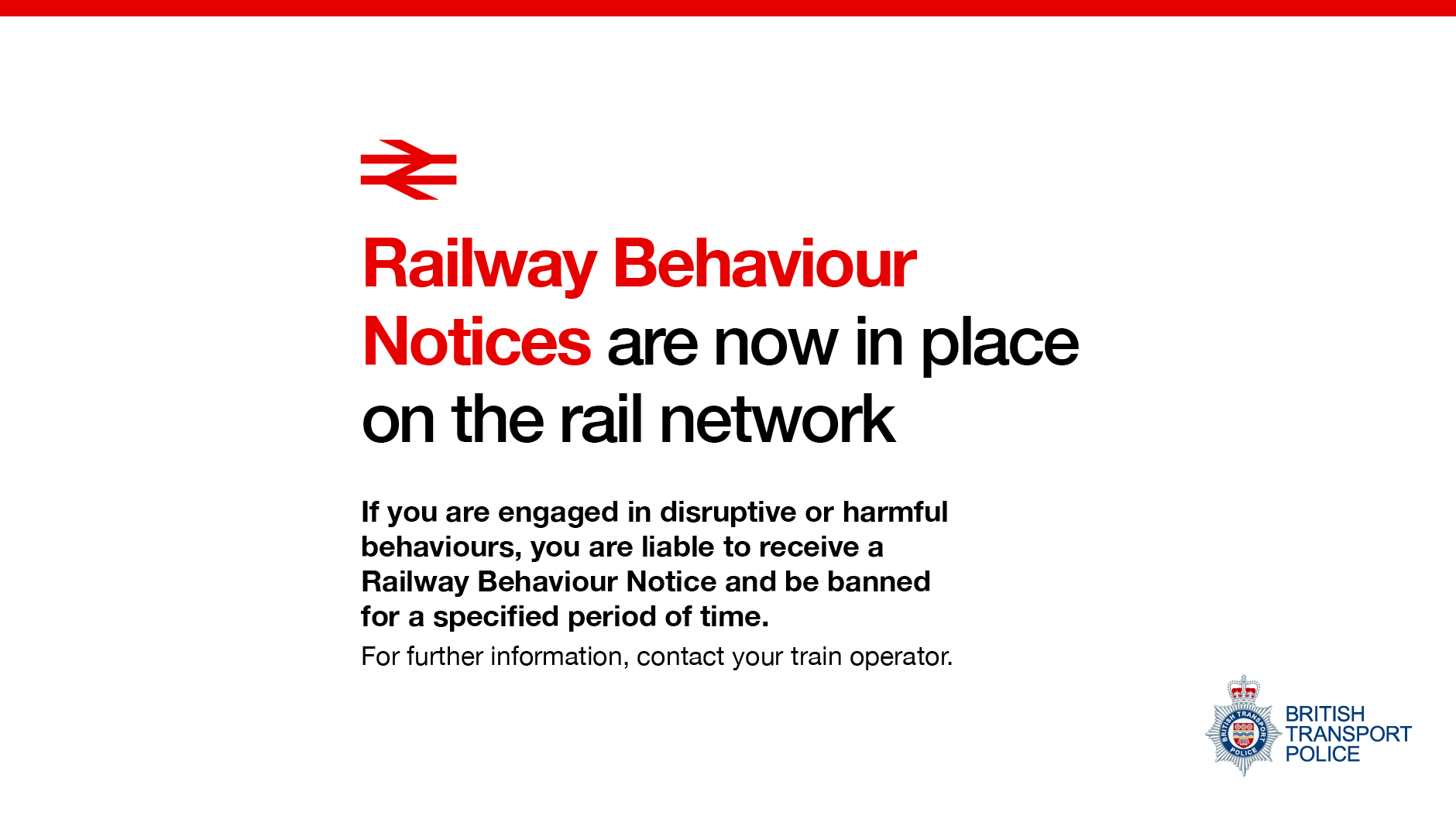 Railway acts to protect passengers and staff with new powers to ban repeat offenders