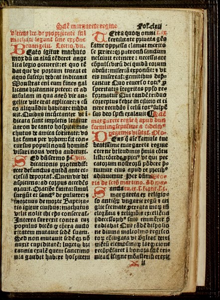 Aberdeen Breviary, 1509-10
The first substantial printed book in Scotland