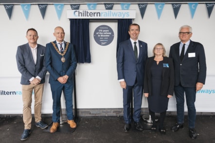 From L to R - Tony Baxter, Mark Lygo, Calum Miller MP, Judy Roberts, and John Durnin