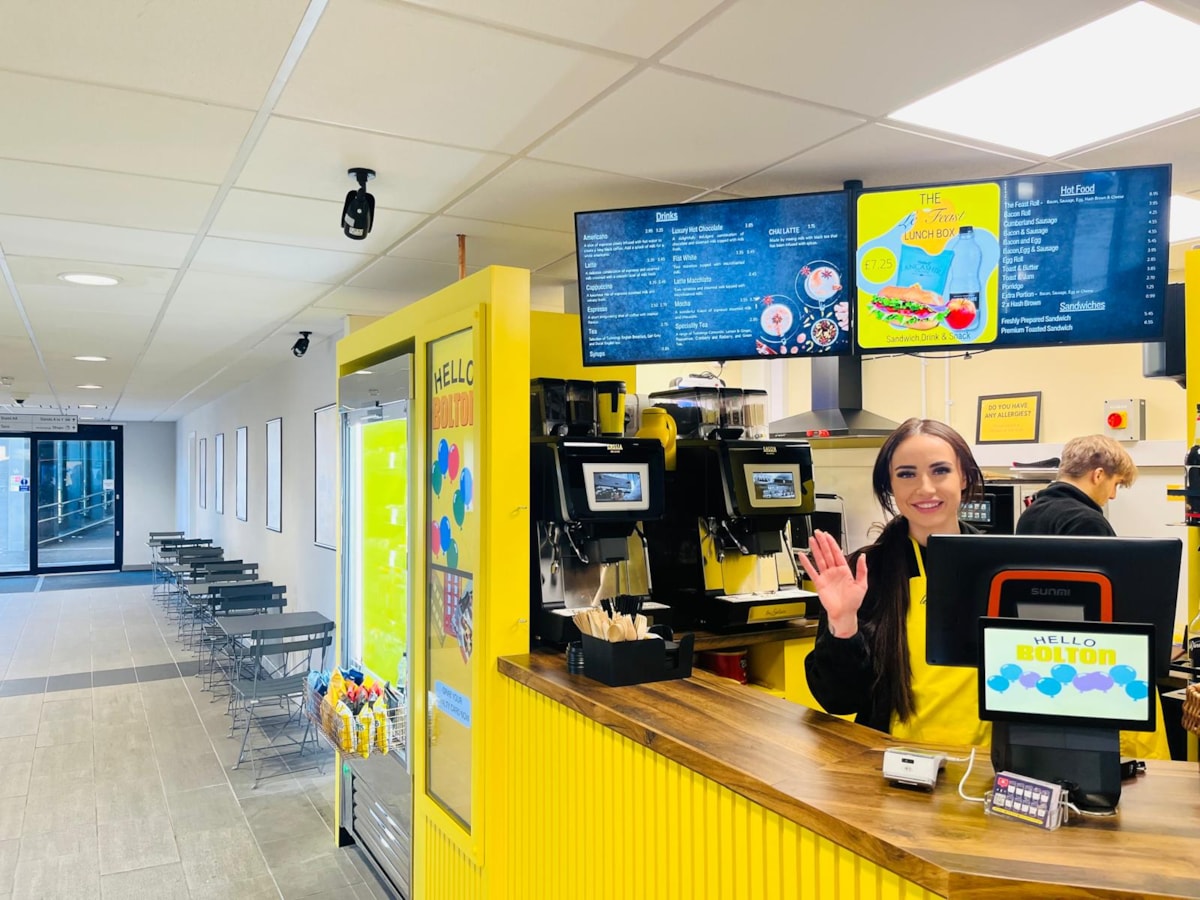 Image shows Le Feast outlet at Bolton station