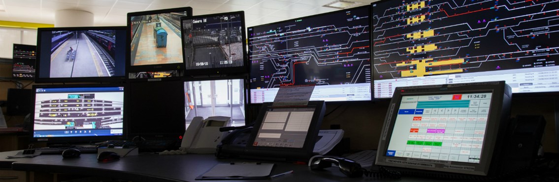 Luminate technology operating in the Thames Valley signalling Centre in Didcot