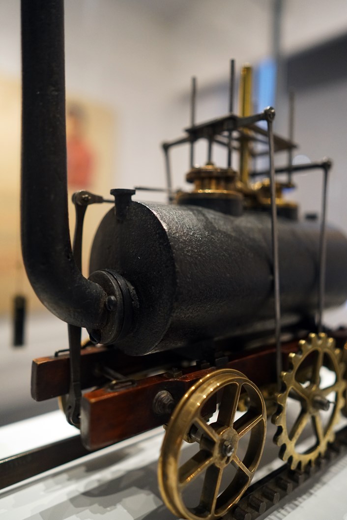 Salamanca returns: The model of Salamanca, which is the world's oldest model of a locomotive.