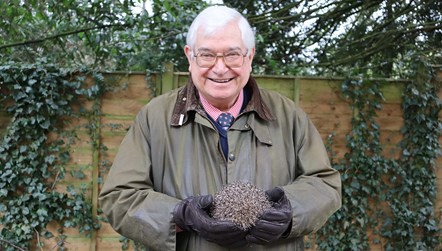 Cllr David Harvey Hedgehog 1