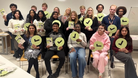 Launch of women's health materials for schools with Cardiff and Vale Youth Board and Minister for mental health and wellbeing