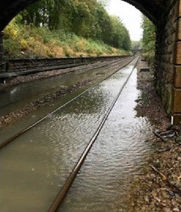 Flooding near Harrogate