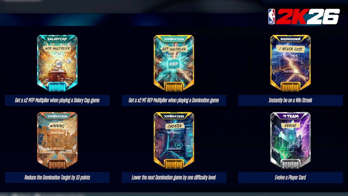 NBA 2K26 MyTEAM Game Changer Cards