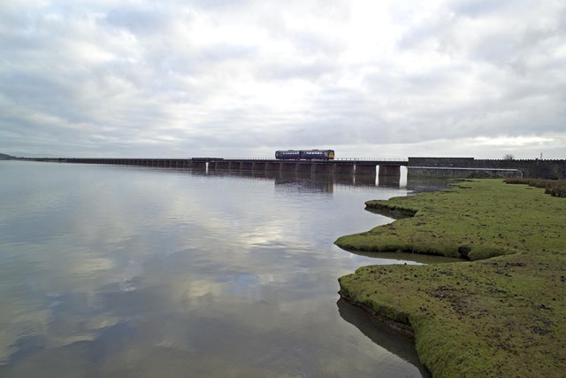 Leven Viaduct_1: Leven Viaduct, south Cumbria.