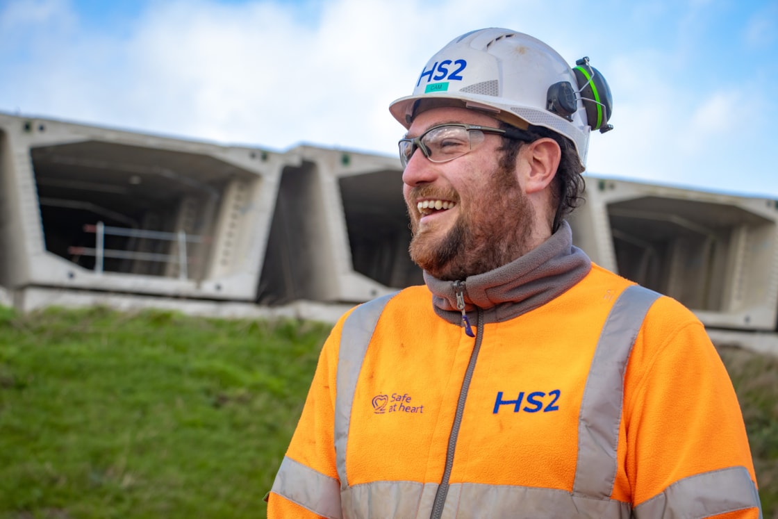 Apprentice Cameron Innes - HS2 contractor to recruit 20 further apprentices