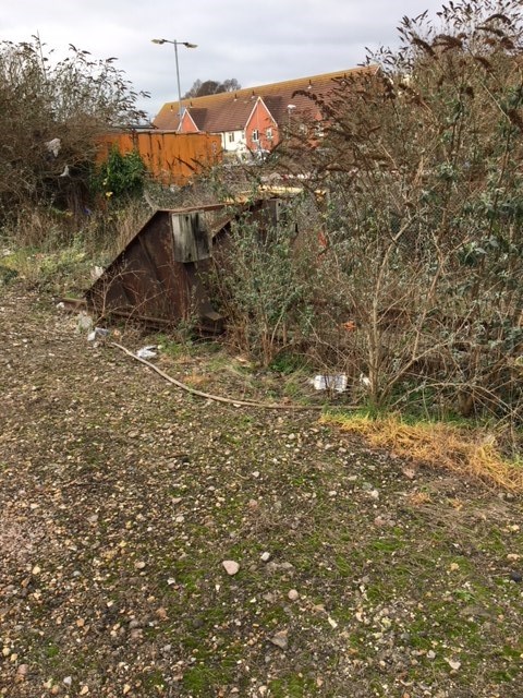 Eastbourne siding before