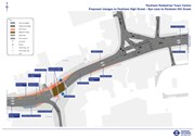 TfL Image - Proposed changes to Peckham High Street - Rye Lane to Peckham Hill Street