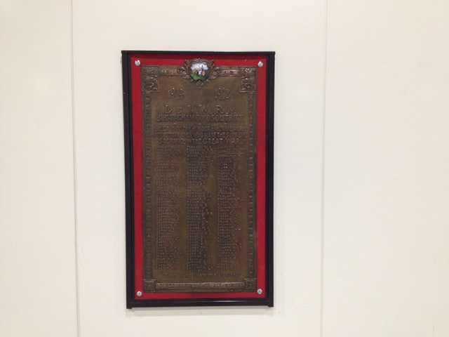 Birmingham New Street war memorial donated to National Memorial Arboretum: The war memorial at Birmingham New Street station