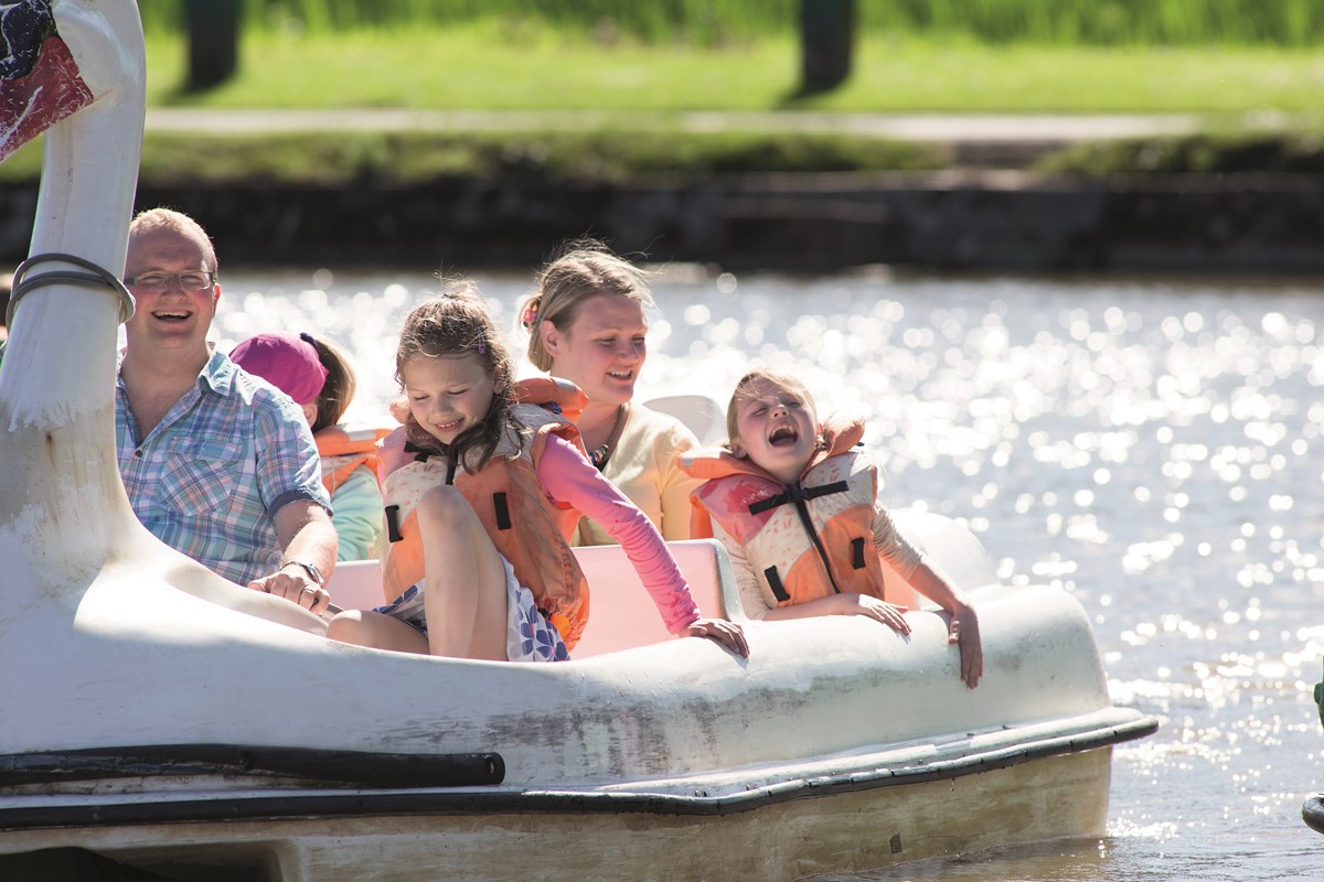 Boating Lake at Haggerston Castle