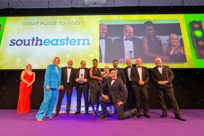 Southeastern wins its best ever haul at the National Rail Awards: Southeastern Great Place to Work - NRA 2023