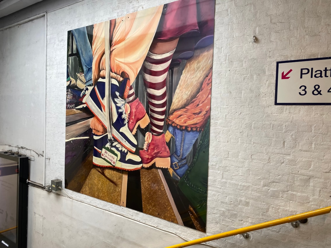 Luton station artwork event, Network Rail (5)