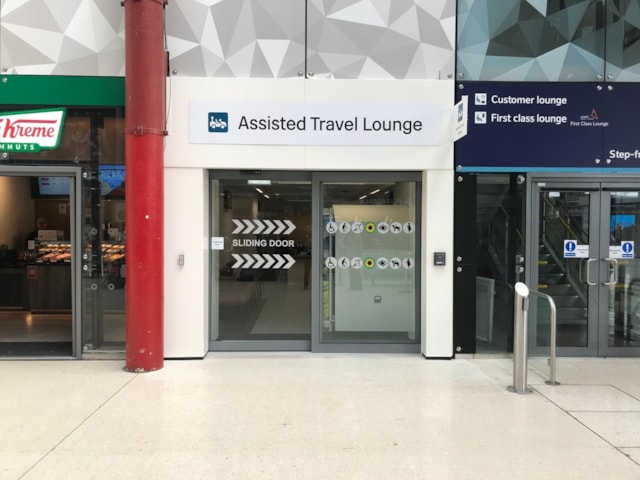 Liverpool Lime Street Assisted Travel Lounge front: Liverpool Lime Street Assisted Travel Lounge front