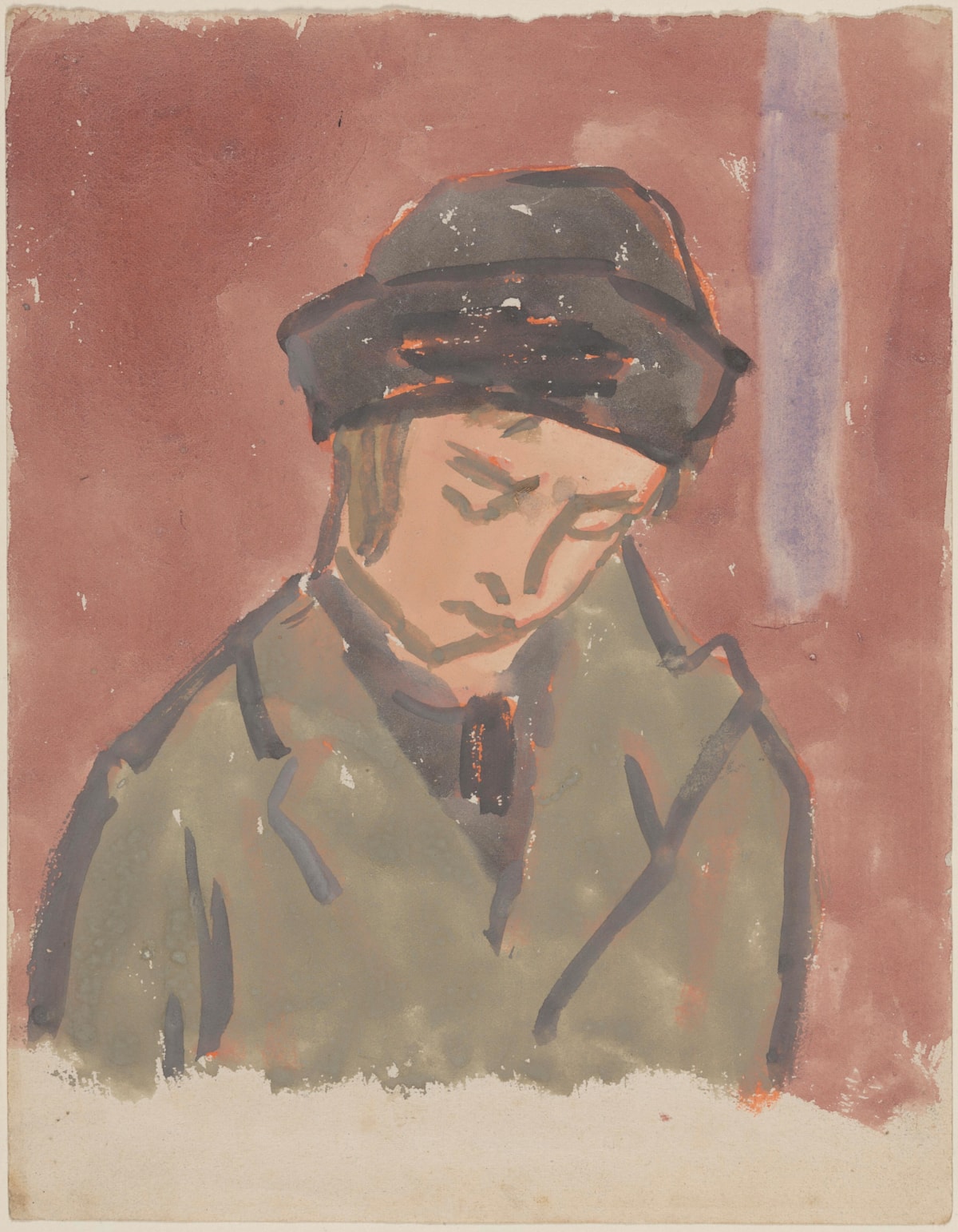 Study of a Girl - Gwen John. By Permission of Amgueddfa Cymru - Museum Wales 216972