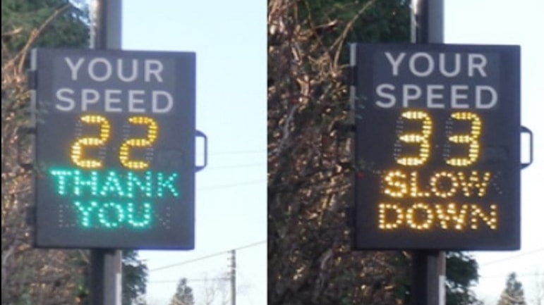 LCCStock Speed Indicator Signs