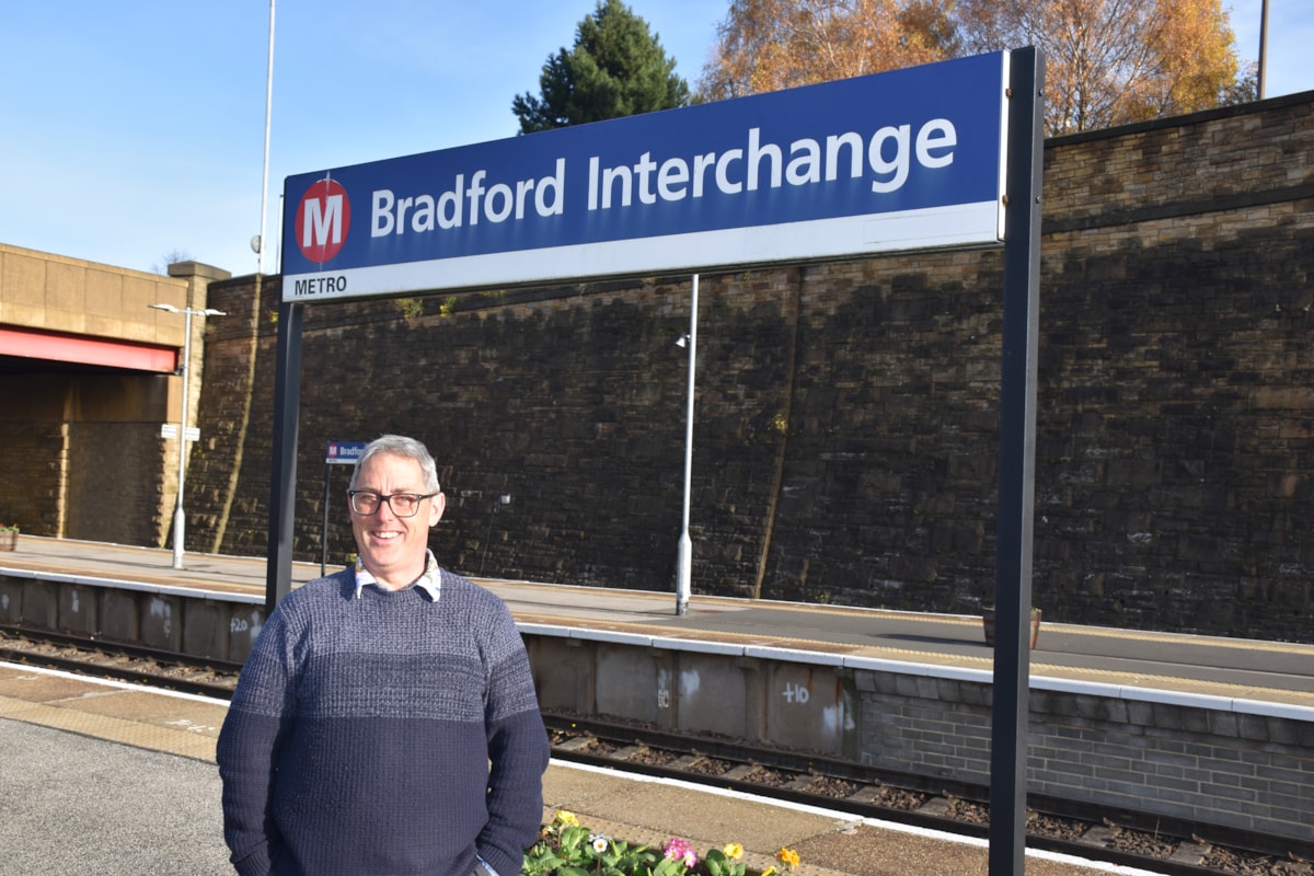 An image of Trevor Armitage, who manages Bradford Interchange and Bradford Forster Square