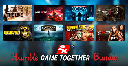 2K Humble Bundle Game Together Art