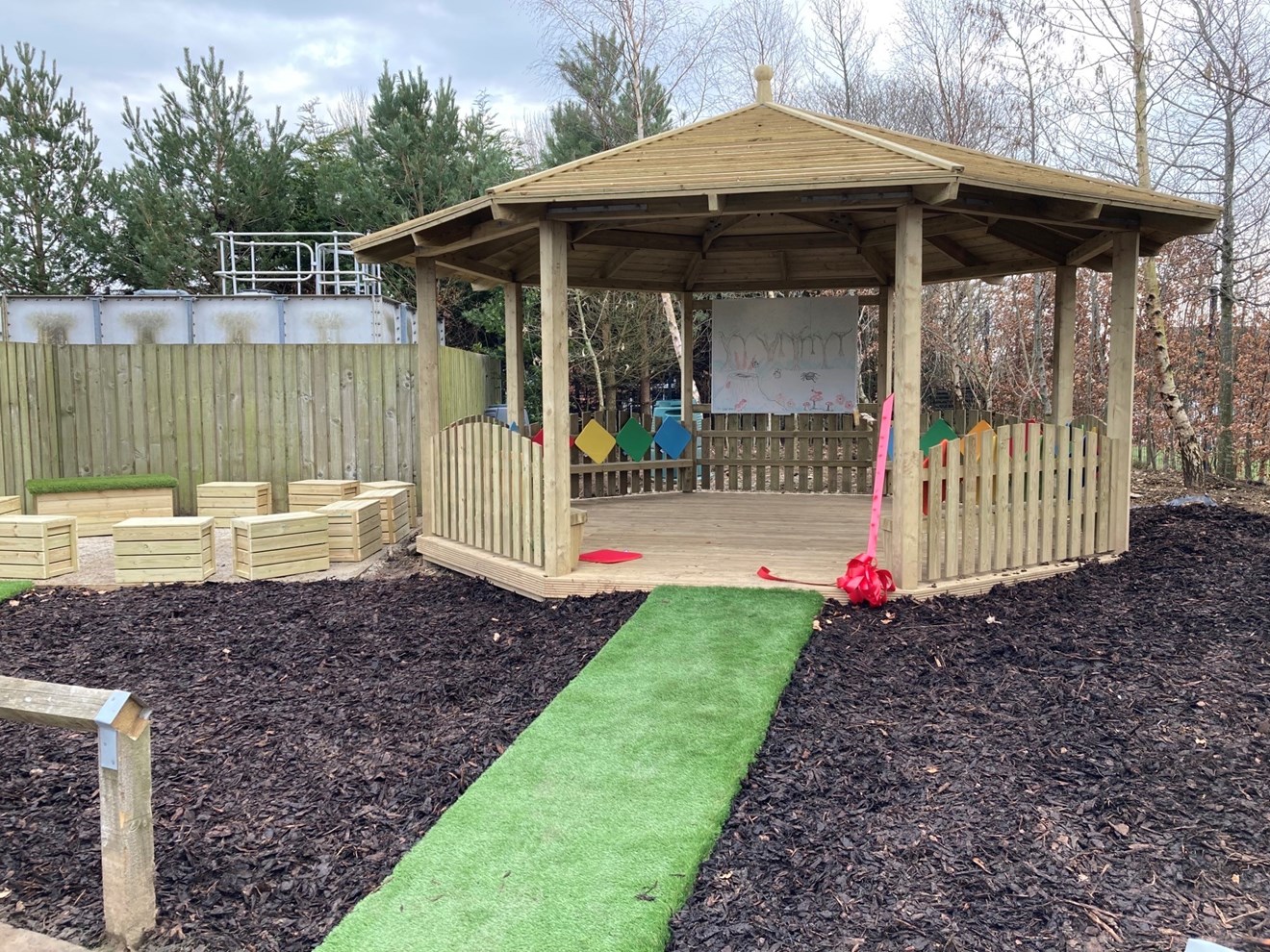 New outdoor STEM classroom opened for children in Carstairs Junction: outdoor classroom 2