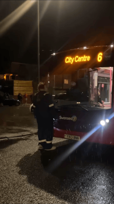 Service 6 in Wales disrupted by member of the public in Halloween costume