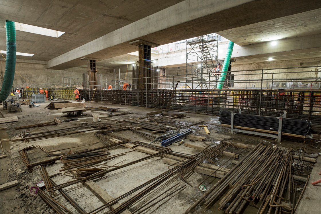 Construction progress at HS2's Old Oak Common Station 12