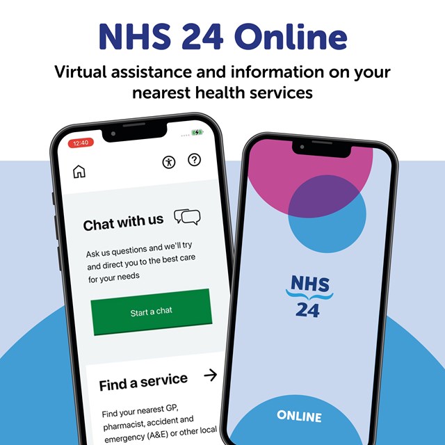 NHS 24 Online app - All channels