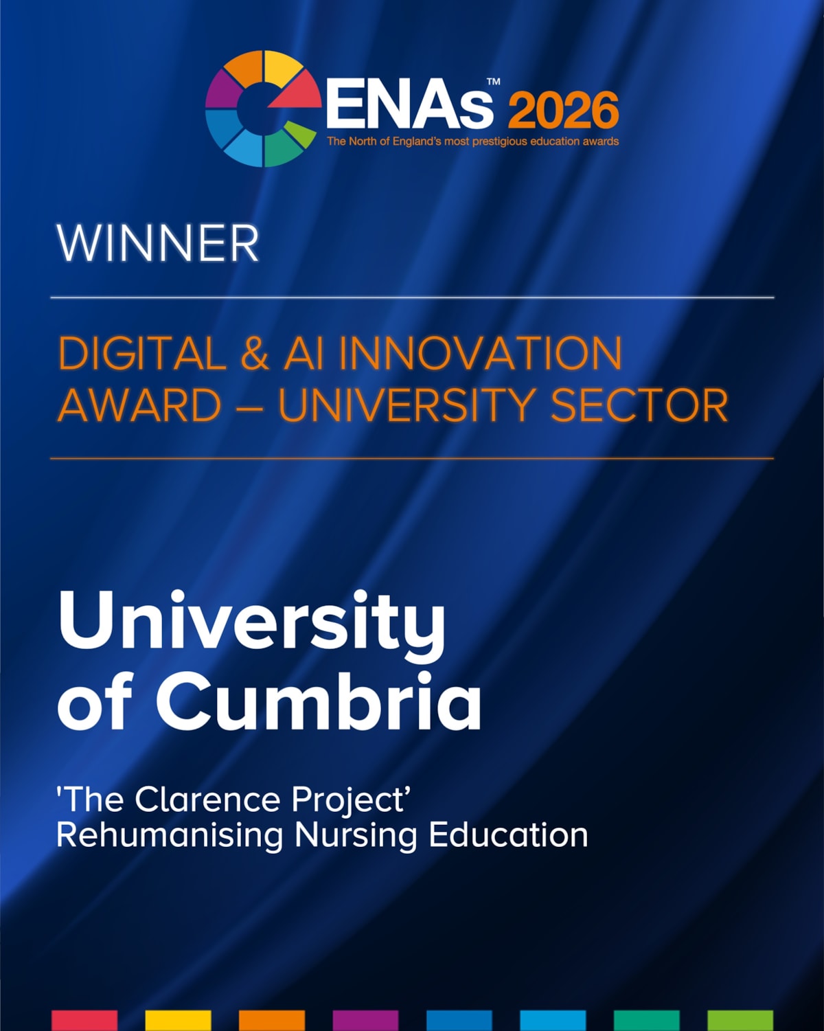 Winner Digital and AI Innovation Award – University Sector