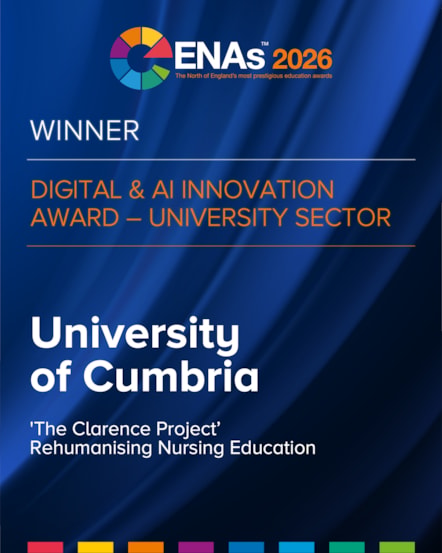 Winner Digital and AI Innovation Award – University Sector