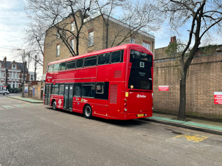 Branded double deck VH Back and nearside