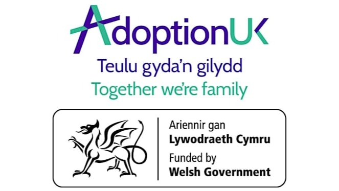 Adoption UK Cymru Welsh Government logo 