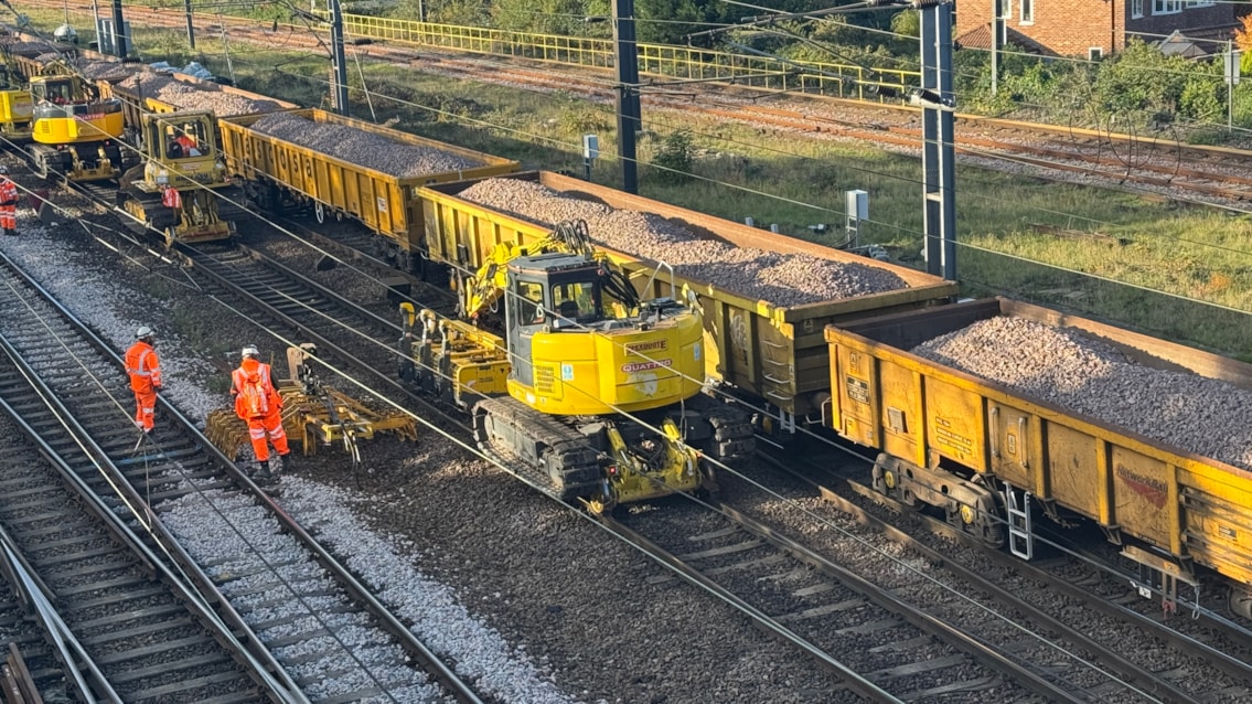 Track work York Oct 2025