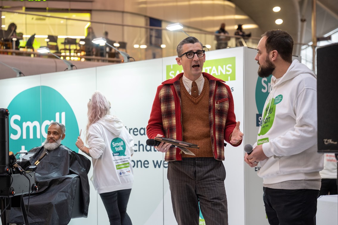 Small Talk Saves Lives at Kings Cross station