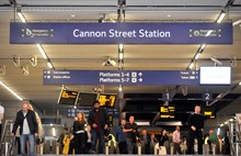 Cannon St station stock photo-2