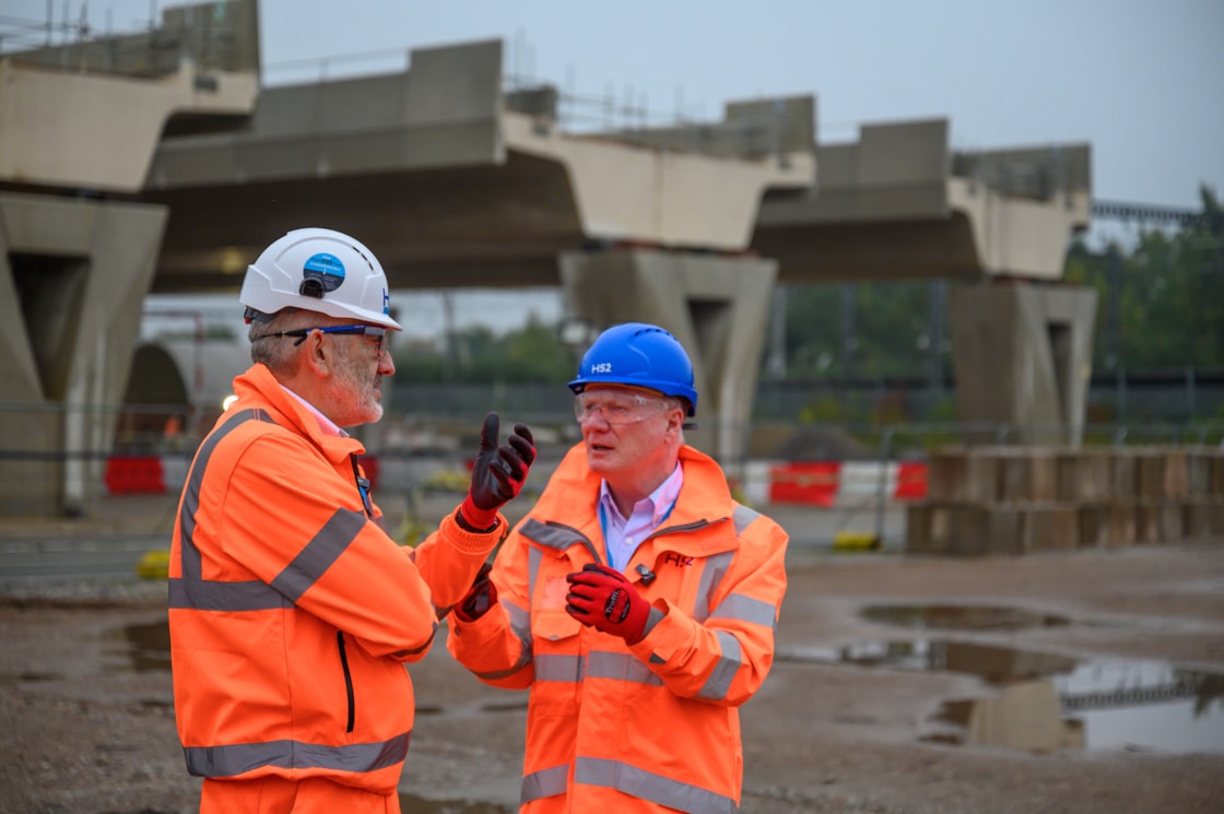 Hs2 Executive Director - Stations Huw Edwards and Richard Parker (West Midlands Mayor)