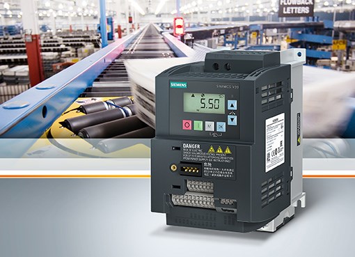 Simplified handling of Sinamics V-converters with new frame size and Profinet connectivity