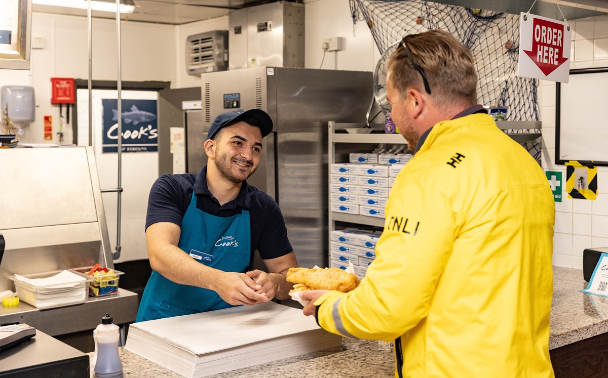 RNLI celebrate Haven's £11,000 Cook's donation