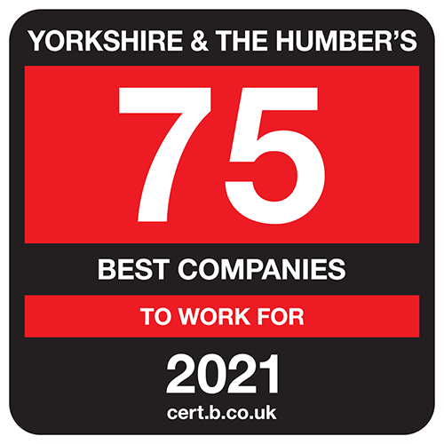 Yorkshire & Humber's 75 Best Companies to Work For 2021