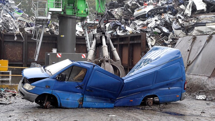 Watch: Stark warning as council strikes crushing blow taking five fly tippers off the road: LCC Van Crushing 1