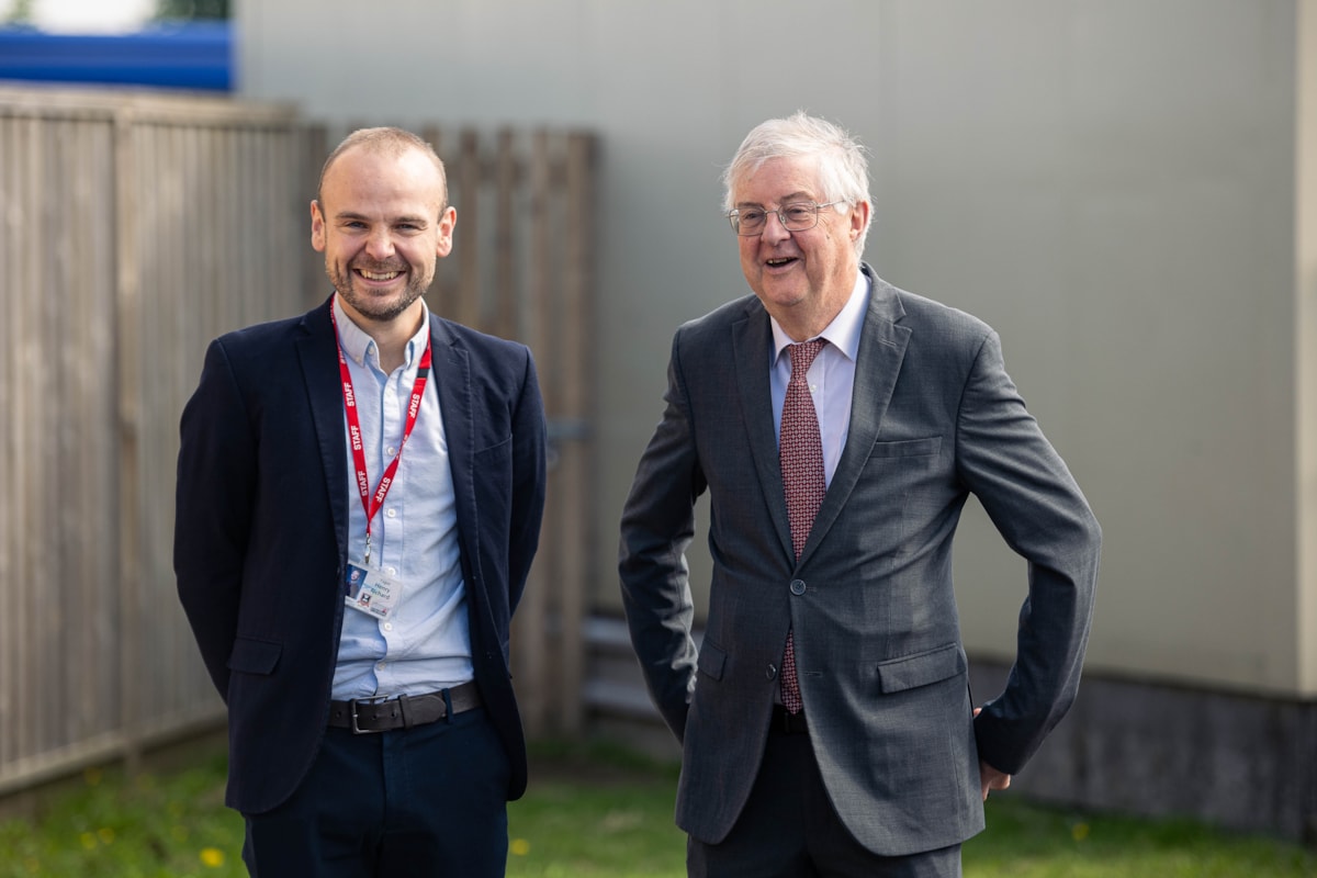 MD and Tom Trevarthen Ysgol Henry Richard