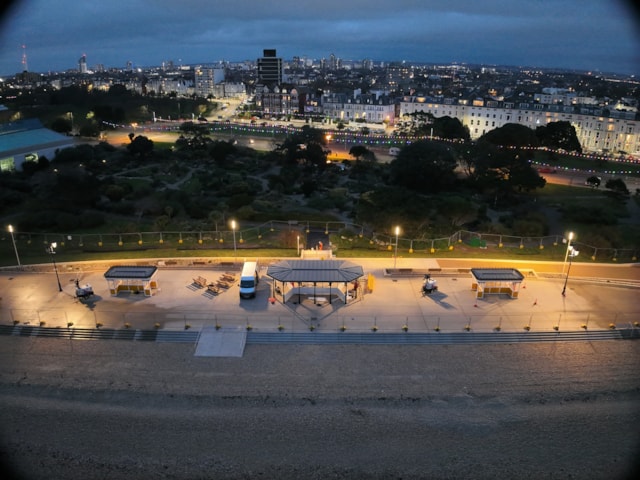 Prom and shelters from above