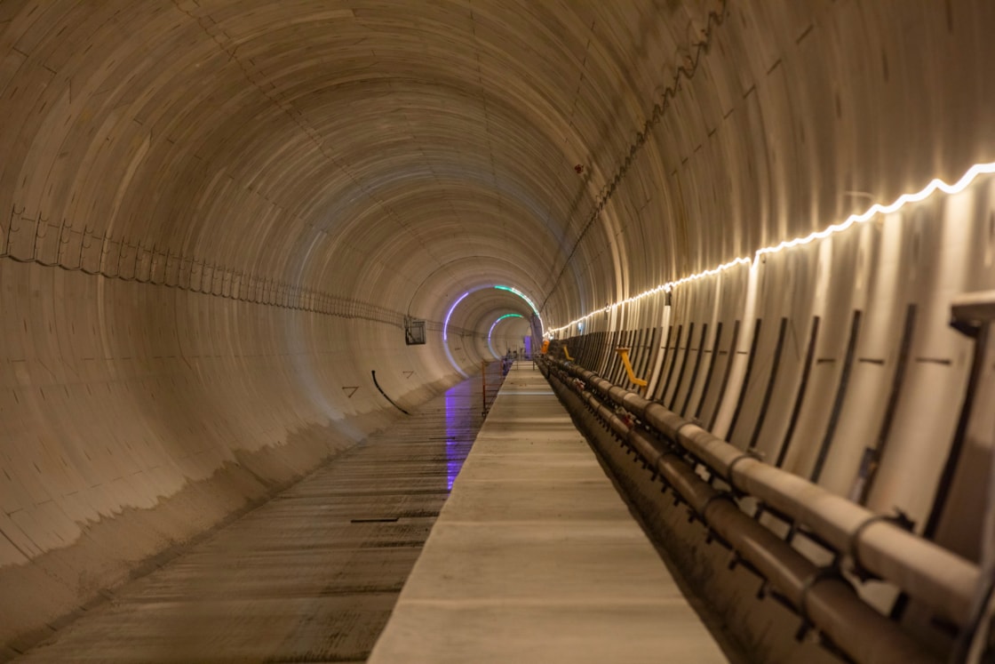 View inside HS2's Chiltern tunnel (January 2025) 3