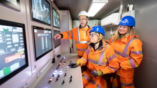 HS2 launches final giant tunnelling machine towards Euston station: Train driver steers TBM Karen towards Euston